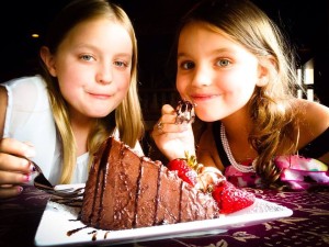 The Chocolate Cake!!! (I think they like it?!)